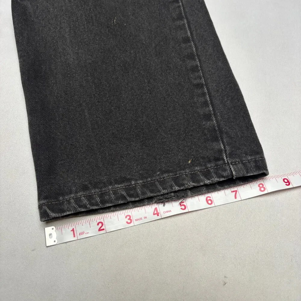 Vintage 90s Levi's 505 Straight Leg Jeans Men's 34x29 Black
